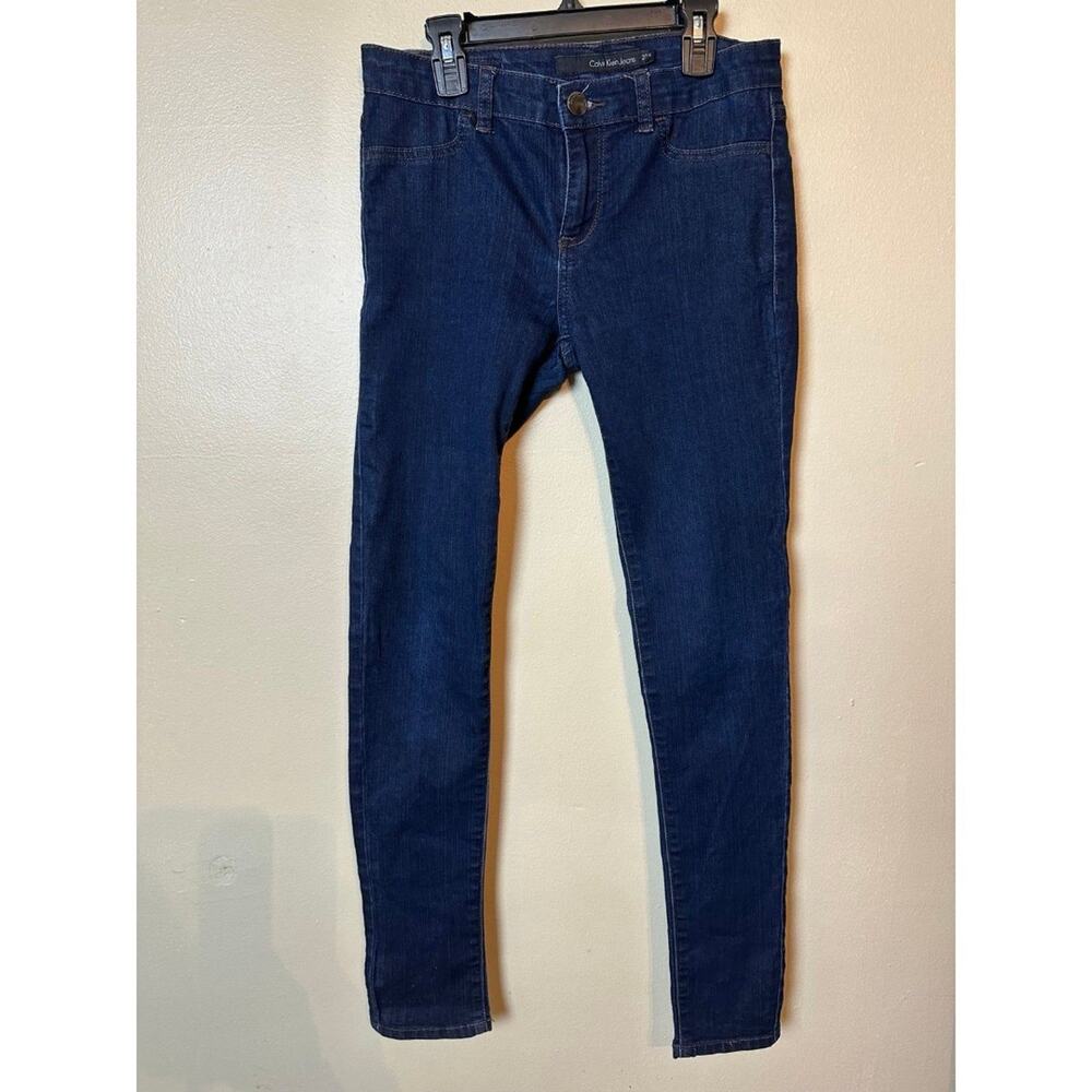 Calvin Klein Women’s Jeans Size 4 Dark Wash 27 Skinny Pants